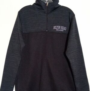 Basix of America Hilton Head Island pullover half zip sweater men size small